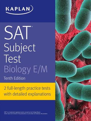cover image of SAT Subject Test Biology E/M